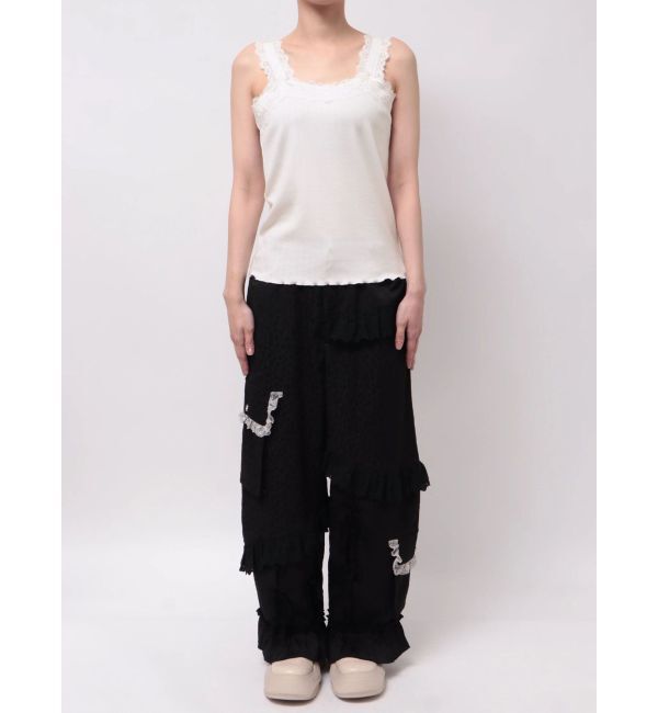 merry jenny「lace frame camisole tops」|キャミソール|