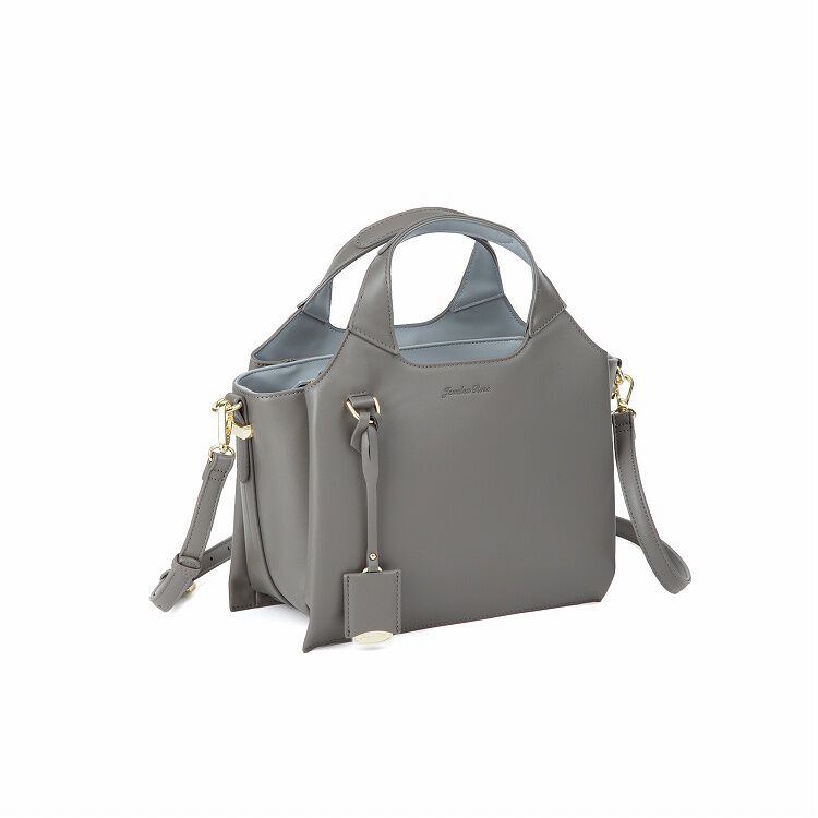  「ハンドバッグ ショルダーベルト付き Jewelna Rose アテナ ハンドバッグ ミドルサイズ 16321」|トートバッグ|ダークグレー