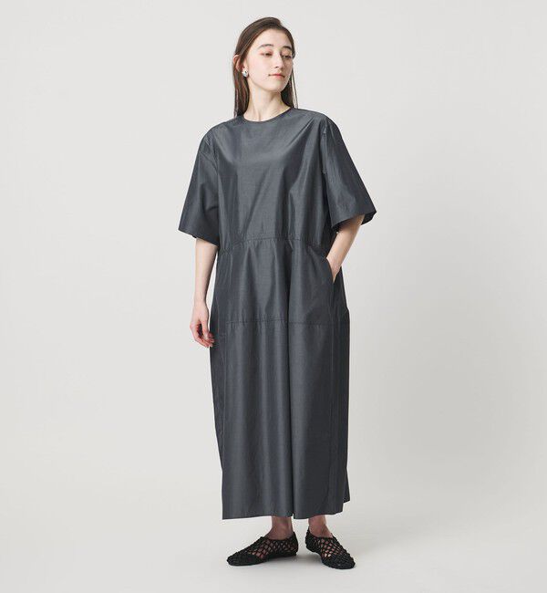 UNITED ARROWS「デニムライク ブライトローン ワンピース ‐ウォッシャブル‐」|ワンピース|