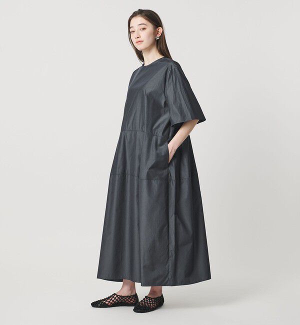 UNITED ARROWS「デニムライク ブライトローン ワンピース ‐ウォッシャブル‐」|ワンピース|