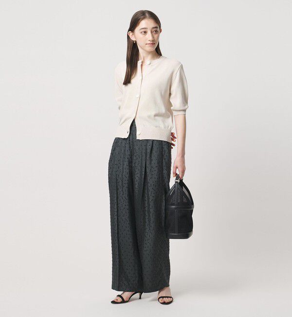 UNITED ARROWS「クルーネック ベーシック カーディガン ‐ウォッシャブル‐」|カーディガン|