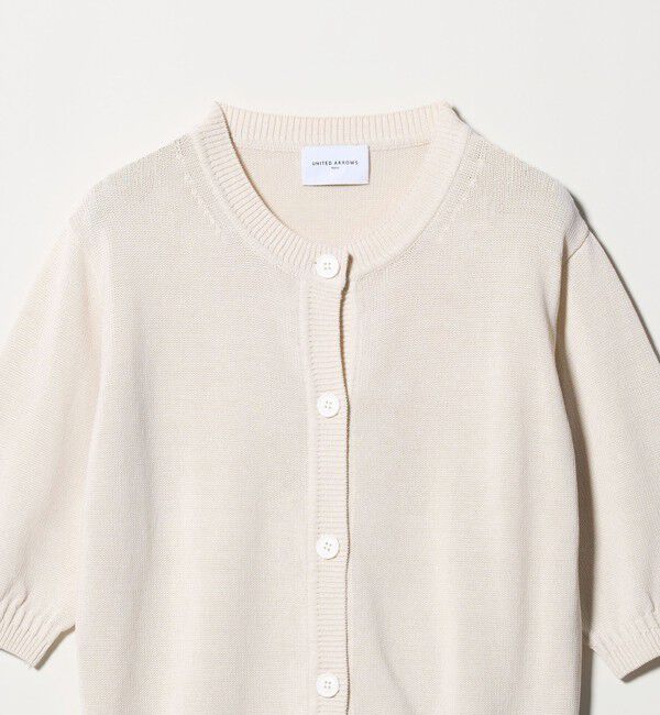 UNITED ARROWS「クルーネック ベーシック カーディガン ‐ウォッシャブル‐」|カーディガン|