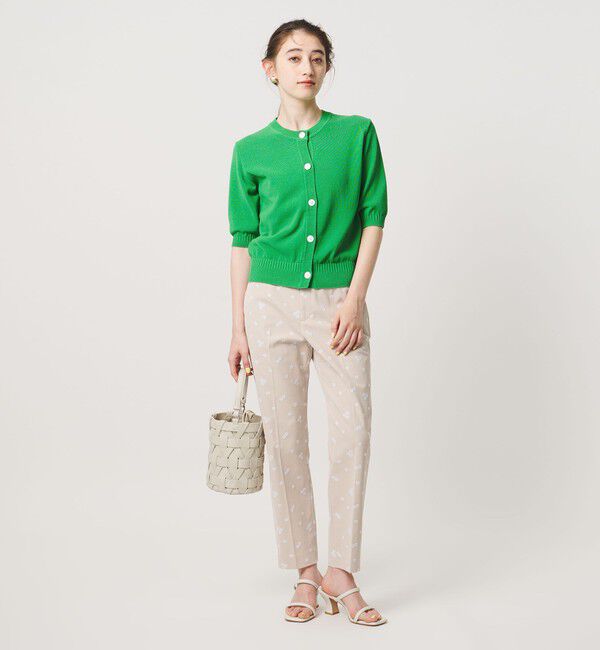 UNITED ARROWS「クルーネック ベーシック カーディガン ‐ウォッシャブル‐」|カーディガン|
