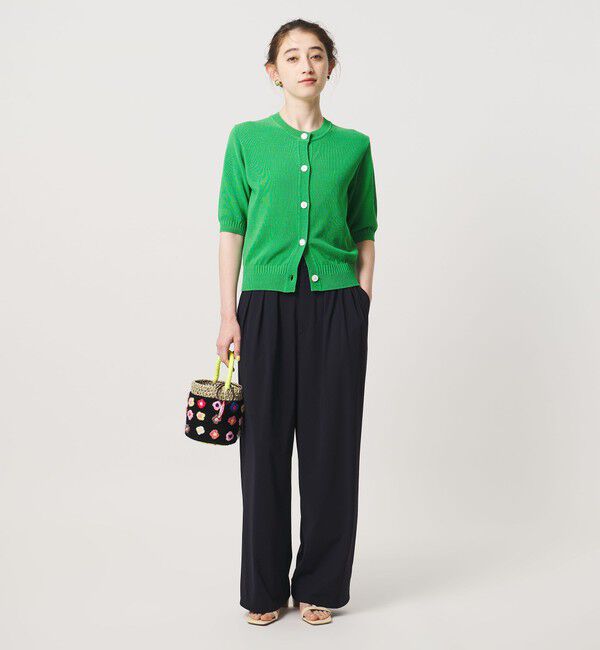 UNITED ARROWS「クルーネック ベーシック カーディガン ‐ウォッシャブル‐」|カーディガン|