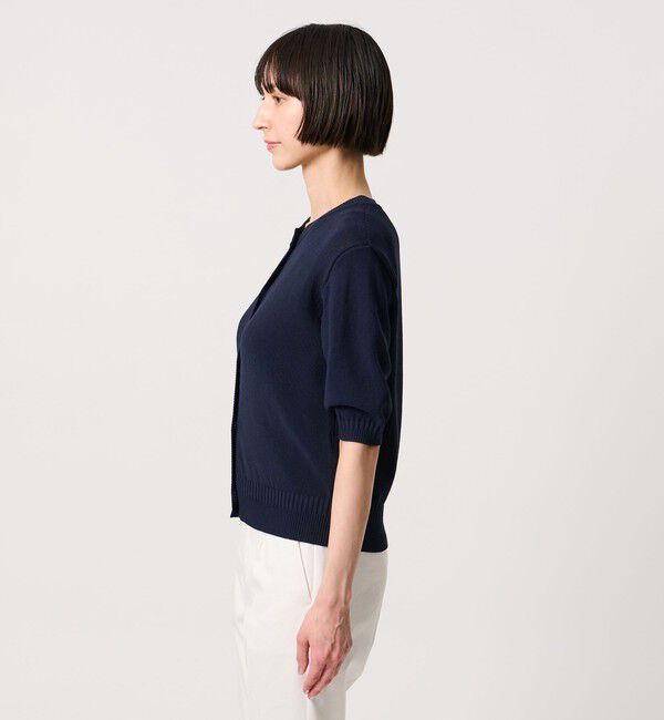UNITED ARROWS「クルーネック ベーシック カーディガン ‐ウォッシャブル‐」|カーディガン|