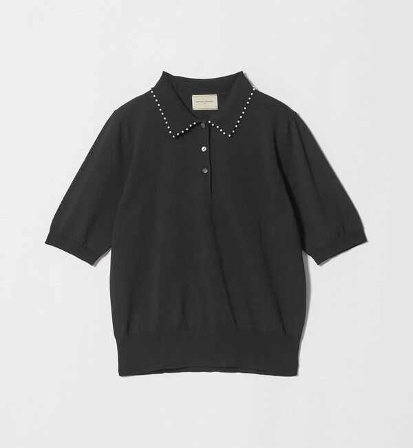 UNITED ARROWS「パールライク ポロニット ‐ウォッシャブル‐」|ニット・セーター|