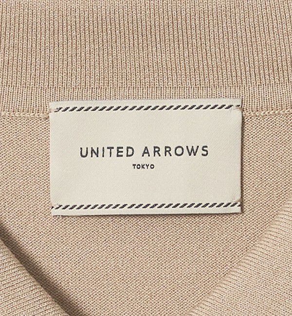 UNITED ARROWS「パールライク ポロニット ‐ウォッシャブル‐」|ニット・セーター|