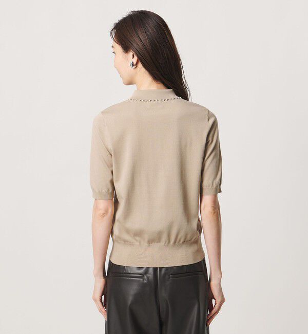 UNITED ARROWS「パールライク ポロニット ‐ウォッシャブル‐」|ニット・セーター|