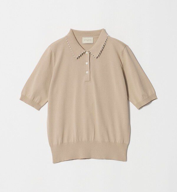 UNITED ARROWS「パールライク ポロニット ‐ウォッシャブル‐」|ニット・セーター|