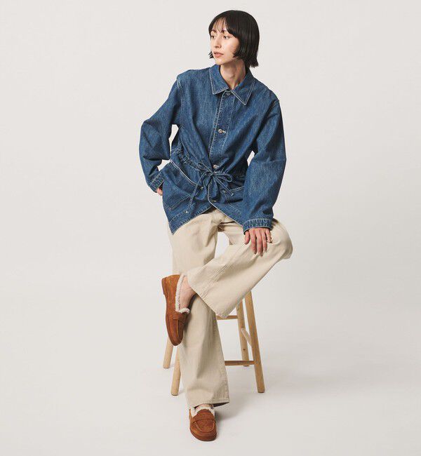 UNITED ARROWS「スエード ファーライク ローファー」|ローファー|