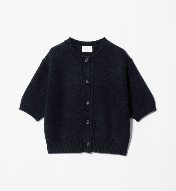 UNITED ARROWS「CA/W ハーフスリーブ カーディガン」|カーディガン|NAVY
