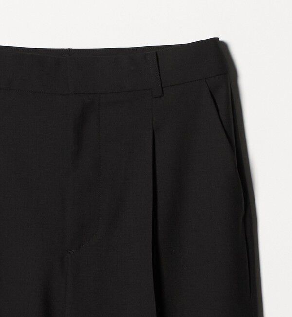 UNITED ARROWS green label relaxing「［size SHORT/TALLあり］カチリラ ストレート パンツ ブラック」|スラックス|