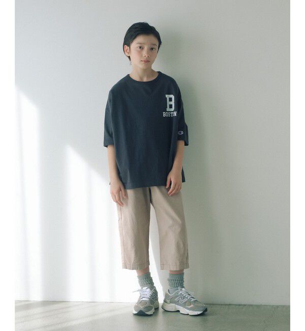 UNITED ARROWS green label relaxing「ツイル クロップド ペインター パンツ / キッズ  100cm-160cm」|チノ|