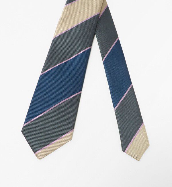 UNITED ARROWS green label relaxing「GLR ジャパン タンゴ 8.0cm ストライプ4 ネクタイ」|ネクタイ・蝶ネクタイ|