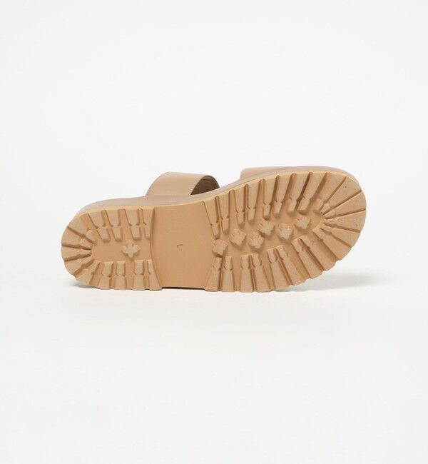 UNITED ARROWS green label relaxing「ダブルベルト プラット サンダル」|サンダル|