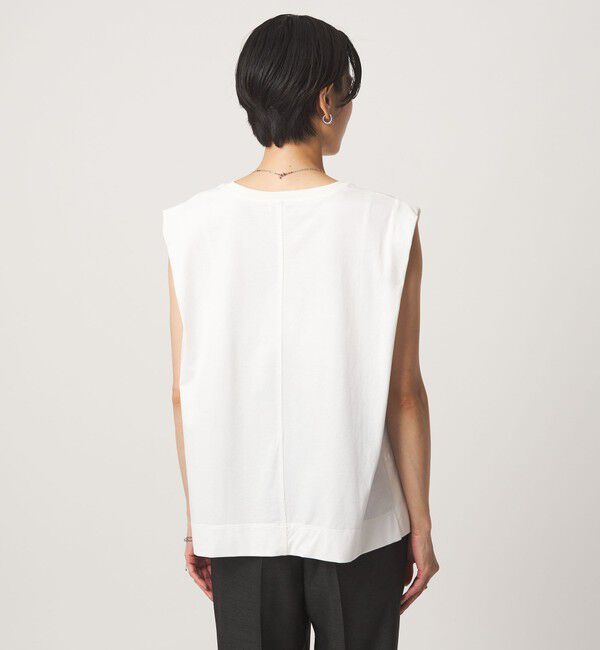 UNITED ARROWS green label relaxing「フォトプリント フレンチスリーブ Tシャツ 接触冷感」|Tシャツ・カットソー|