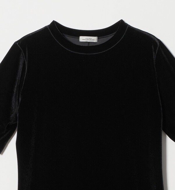 UNITED ARROWS green label relaxing「ベロア ショートスリーブ ワンピース」|ワンピース|