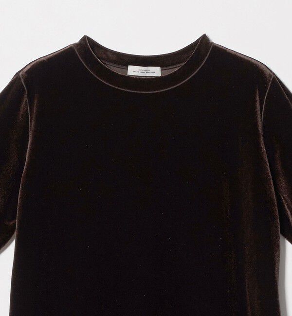 UNITED ARROWS green label relaxing「ベロア ショートスリーブ ワンピース」|ワンピース|
