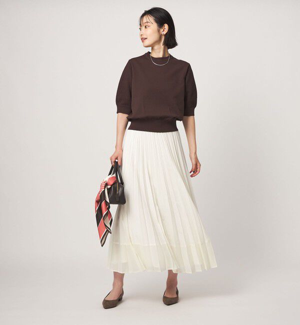UNITED ARROWS green label relaxing「［size SHORTあり］キリカエ プリーツ スカート」|スカート|