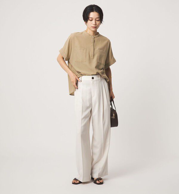 UNITED ARROWS green label relaxing「ボイル ポケット ショートスリーブ シャツ マシンウォッシャブル 吸水速乾 通気性」|シャツ・ブラウス|