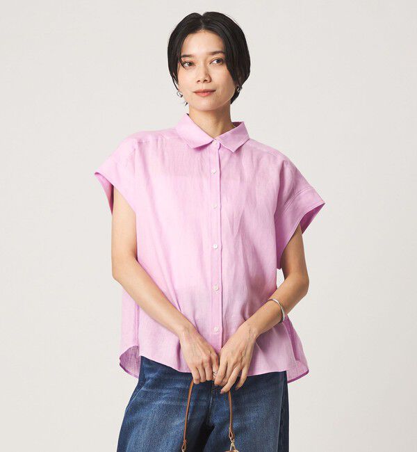 UNITED ARROWS green label relaxing「ノースリーブ バランス シャツ」|シャツ・ブラウス|LT.PINK