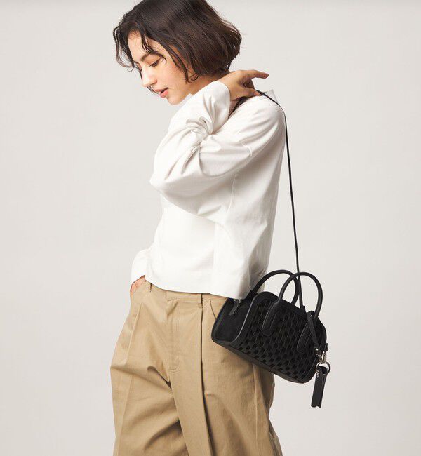 UNITED ARROWS green label relaxing「【別注】＜Hyman Roth＞編み込みバッグ」|ショルダー・メッセンジャー|