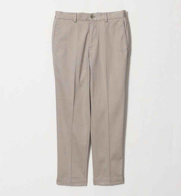 UNITED ARROWS green label relaxing「TC サテン スマートレッグ S2 パンツ -ストレッチ-」|チノ|