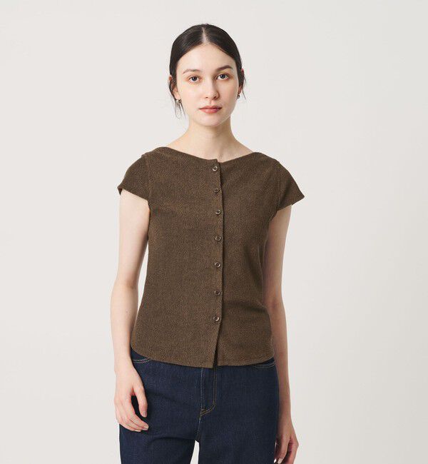 BEAUTY&YOUTH UNITED ARROWS「ポリエステルコットン 2WAY キャップスリーブ トップス」|Tシャツ・カットソー|MOCA