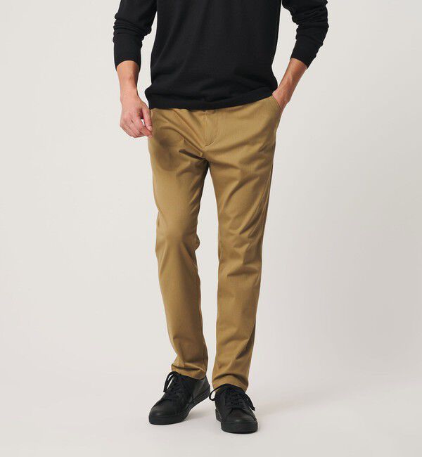 BEAUTY&YOUTH UNITED ARROWS「【WEB限定 WARDROBE SMART】ワンダーシェイプ スキニーパンツ」|チノ|BEIGE