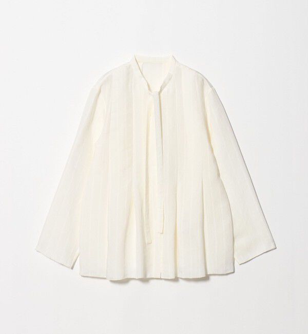 BEAUTY&YOUTH UNITED ARROWS「レーヨンポリエステル タイ タックシャツ」|シャツ・ブラウス|OFF WHITE
