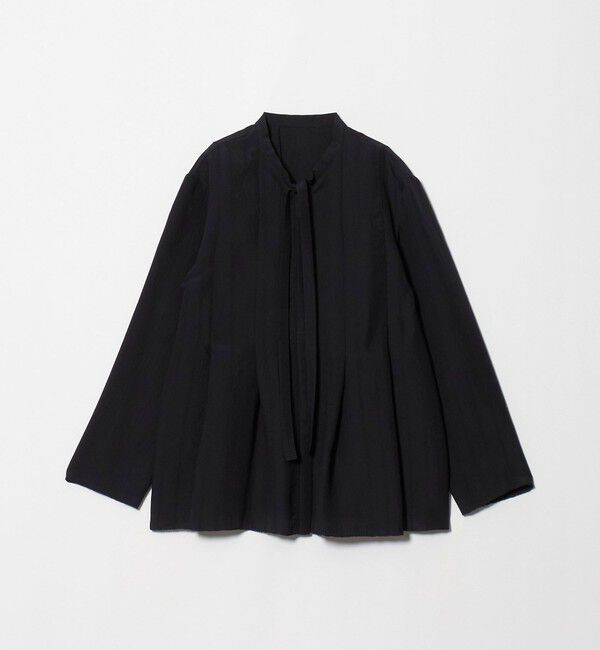 BEAUTY&YOUTH UNITED ARROWS「レーヨンポリエステル タイ タックシャツ」|シャツ・ブラウス|BLACK