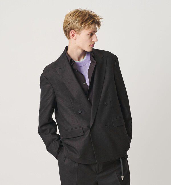 BEAUTY&YOUTH UNITED ARROWS「N/SUIT サキソニー ダブル ジャケット」|テーラードジャケット|
