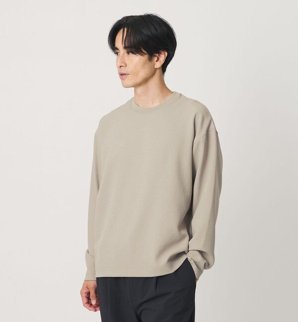 BEAUTY&YOUTH UNITED ARROWS「FUSION TWILL クルーネック カットソー UVカット タテヨコストレッチ」|Tシャツ・カットソー|