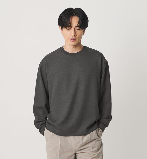 BEAUTY&YOUTH UNITED ARROWS「FUSION TWILL クルーネック カットソー UVカット タテヨコストレッチ」|Tシャツ・カットソー|
