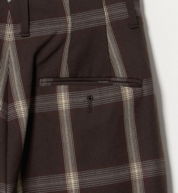 BEAUTY&YOUTH UNITED ARROWS「ポリエステルブレンド チェック ワイドパンツ」|その他|