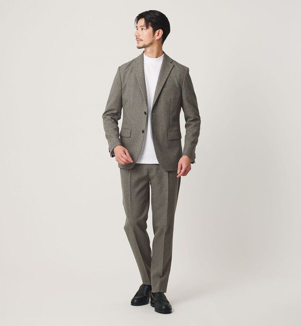 BEAUTY&YOUTH UNITED ARROWS「【WEB限定 WARDROBE SMART】LANATEC OX セットアップ/総裏ジャケット＆イージーパンツ」|スーツ|MD.GRAY