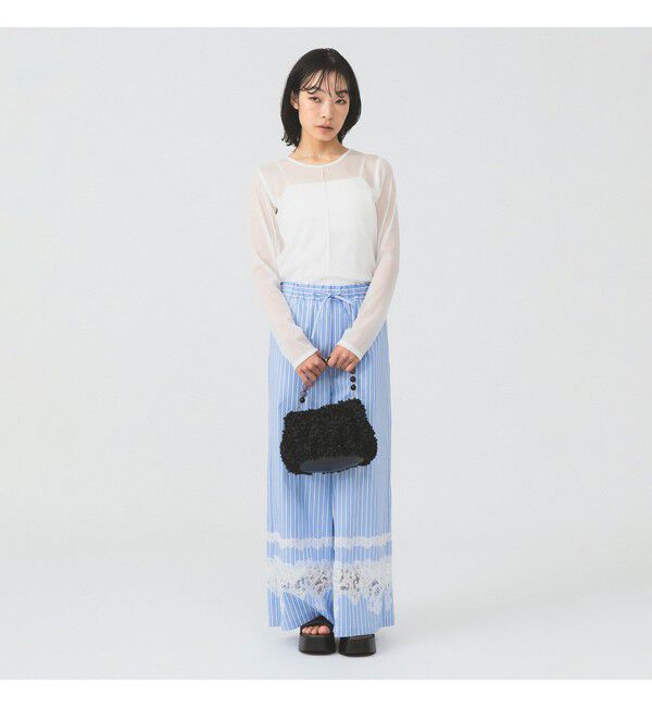 Ray BEAMS 「【別注】Casselini / フルフル バッグ」|パーティーバッグ|