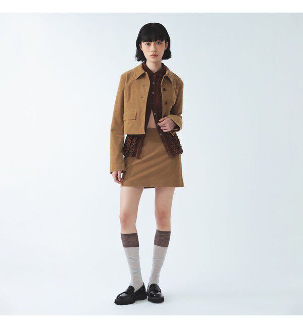 Ray BEAMS 「コーデュロイ ミニ スカート」|スカート|