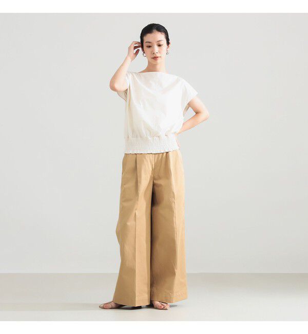 Demi-Luxe BEAMS 「フレンチ シャーリング ブラウス」|シャツ・ブラウス|