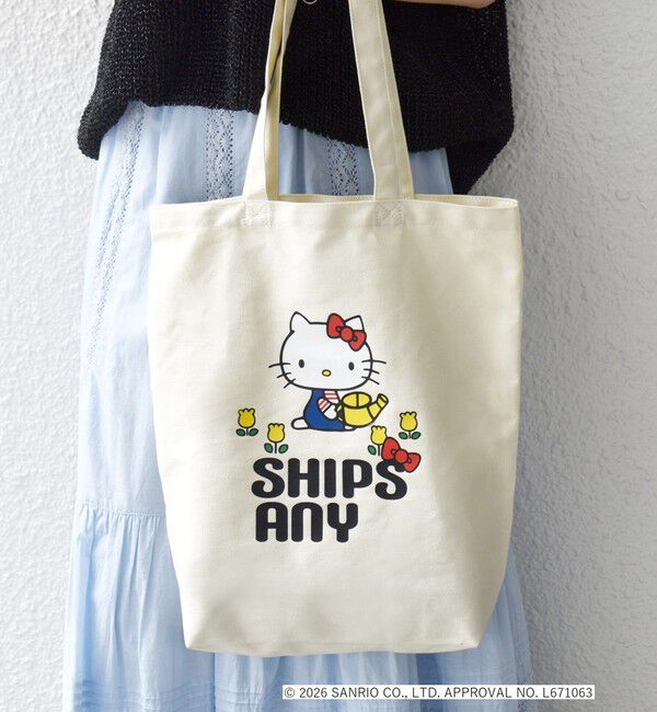 SHIPS any「Hello Kitty &times; SHIPS any: ハローキティ プリント トートバッグ」|トートバッグ|