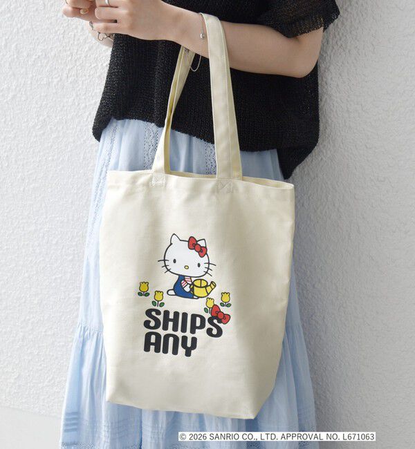 SHIPS any「Hello Kitty &times; SHIPS any: ハローキティ プリント トートバッグ」|トートバッグ|