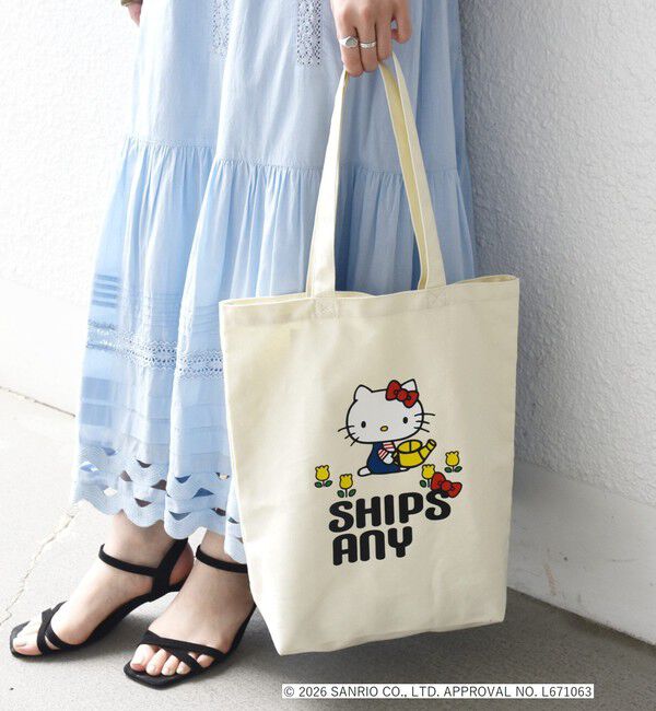 SHIPS any「Hello Kitty &times; SHIPS any: ハローキティ プリント トートバッグ」|トートバッグ|