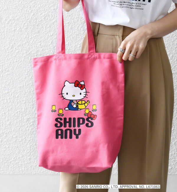 SHIPS any「Hello Kitty &times; SHIPS any: ハローキティ プリント トートバッグ」|トートバッグ|