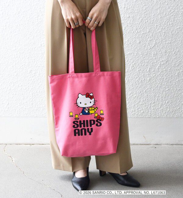 SHIPS any「Hello Kitty &times; SHIPS any: ハローキティ プリント トートバッグ」|トートバッグ|