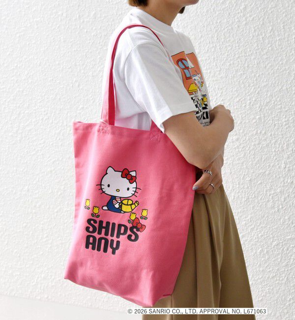 SHIPS any「Hello Kitty &times; SHIPS any: ハローキティ プリント トートバッグ」|トートバッグ|