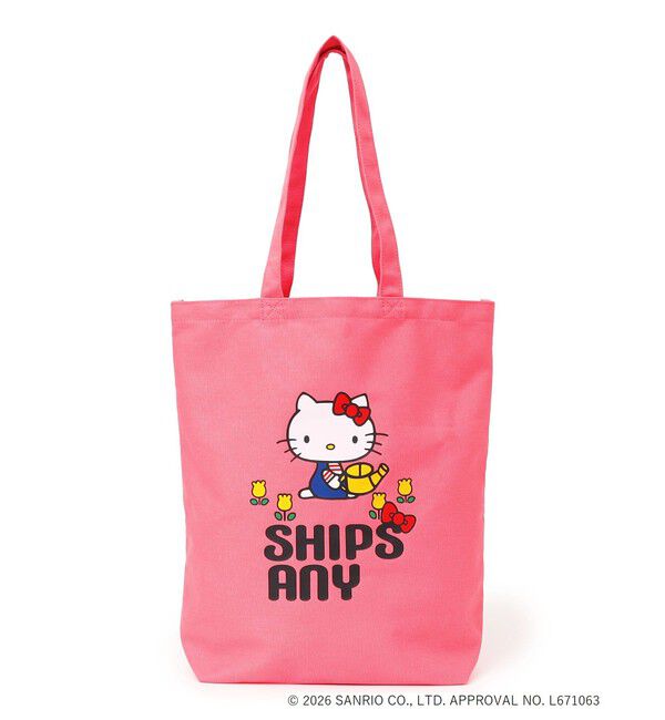 SHIPS any「Hello Kitty &times; SHIPS any: ハローキティ プリント トートバッグ」|トートバッグ|
