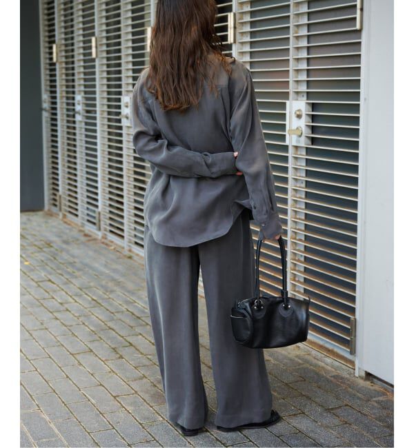 OUTDOOR PRODUCTS Usual Things「キュプラプラップポケットサファリシャツ セットアップ対応」|シャツ・ブラウス|