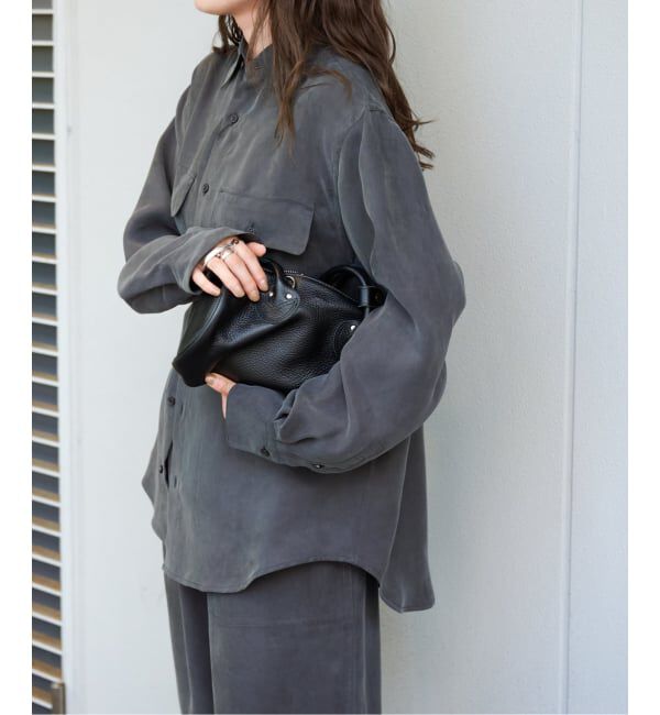 OUTDOOR PRODUCTS Usual Things「キュプラプラップポケットサファリシャツ セットアップ対応」|シャツ・ブラウス|