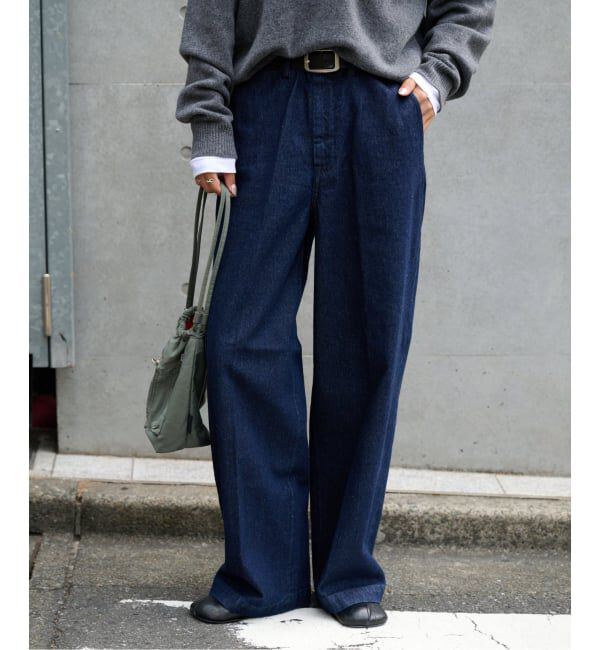 OUTDOOR PRODUCTS Usual Things「≪予約≫ULTデニムスラックス」|デニム|