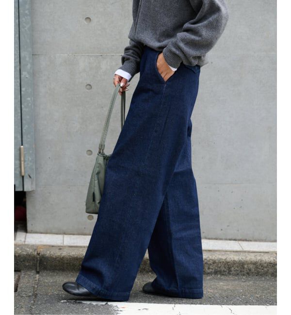 OUTDOOR PRODUCTS Usual Things「≪予約≫ULTデニムスラックス」|デニム|